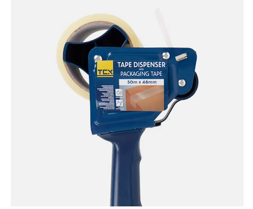 Oklejarka do taśm pakowych z taśmą Oklejarka do taśm pakowych z taśmą
