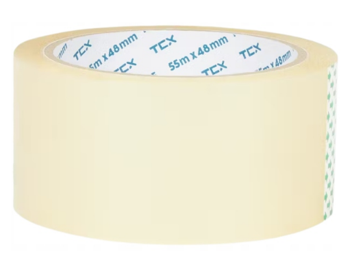 Taśma pakowa transparentna 55m x 48 mm (2 zdjęcie) Taśma pakowa transparentna 55m x 48 mm (2 zdjęcie)